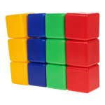 Кубики "Веселые кубики" 12 дет (Новокузнецк)