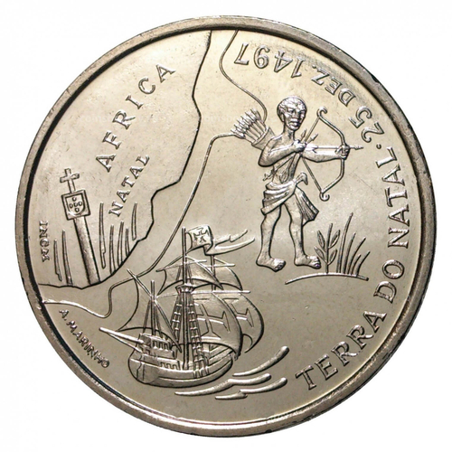 200 эскудо Португалия. Открытие Африки. 1998 год. UNC