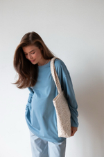 Лонгслив Basic, Пыльно-Голубой