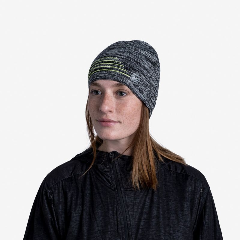 Спортивная шапка со светоотражением Buff Hat Dryflx+ Light Grey Фото 7