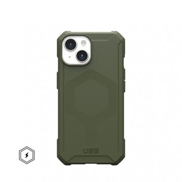Чехол с поддержкой MAGSAFE  UAG Essential Armor для iPhone 15 Plus 6.7", цвет оливковый (Olive Drab)
