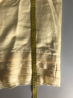 Юбка льняная стильная, визуально на 50 размер