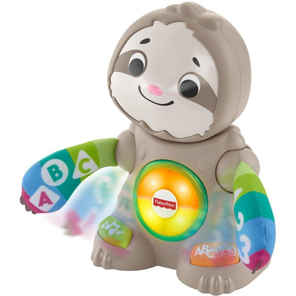 Fisher-Price Linkimals — интерактивный ленивец со светом и звуком, вер. ПЛ GHY92