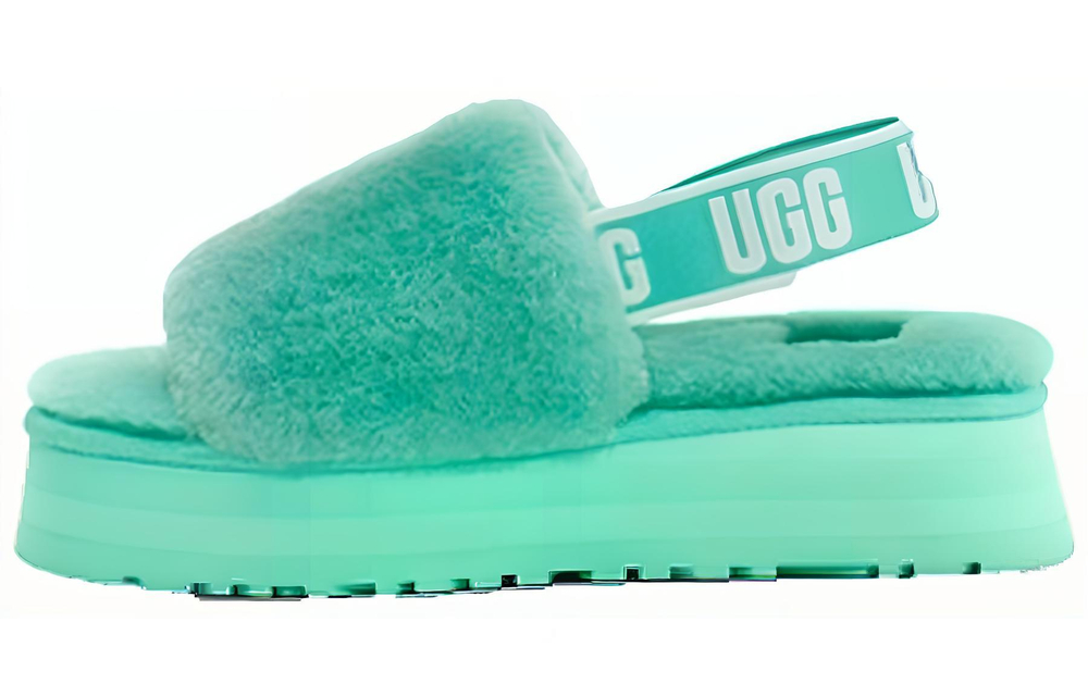 UGG DISCO Slide Stylish Sandal Women"s Green
