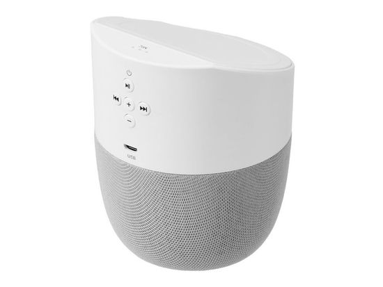 Портативная колонка TWS с беспроводной зарядкой «Shuttle», 5 Вт (белый)