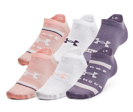 Теннисные носки Under Armour Unisex Essential No Show Socks 6P