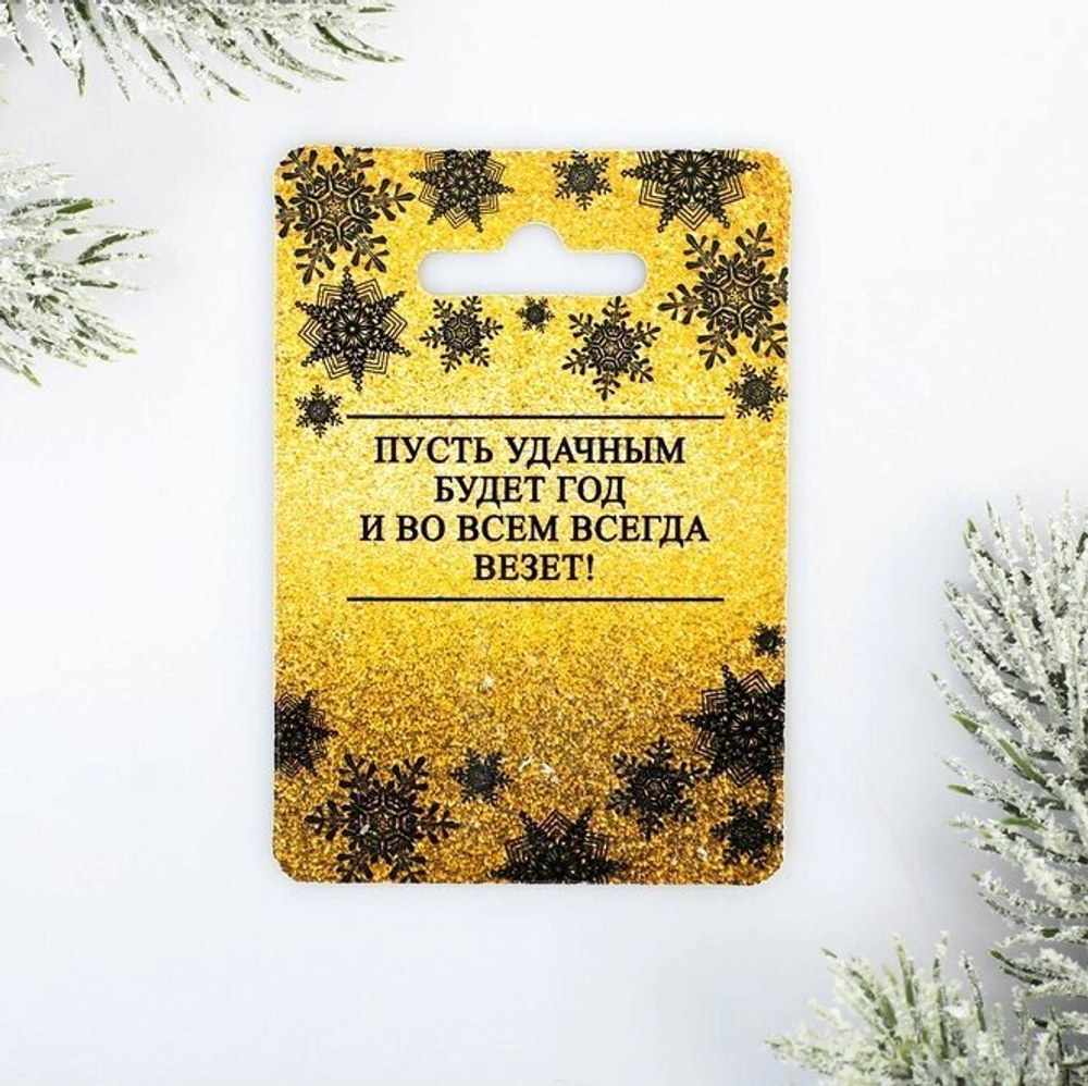 Магнит «На счастье», металл, 5  5 см