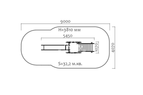 Горка “Царевна-лягушка” 08015
