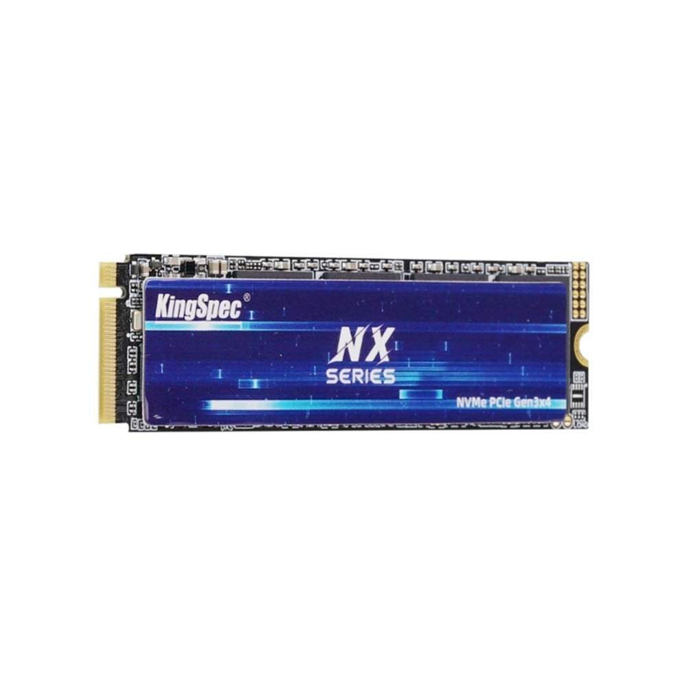 Твердотельный накопитель KingSpec SSD 256GB M.2 2280 PCIe 3.0 x4 NVMe R3400/W3100MB/s 3D TLC MTBF 1M, 150TBW
