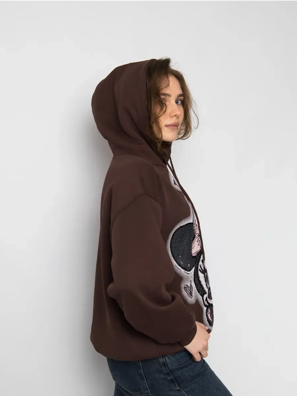 Толстовка утепленная с капюшоном