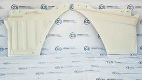 Накладка двери нижняя правая белого цвета (пластиковая) SHACMAN X3000