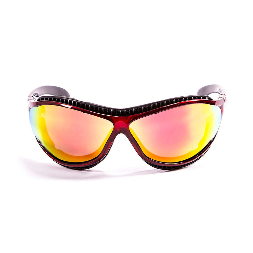 Спортивные очки OCEAN Tierra de fuego Transparent Red / Revo Orange Polarized lenses