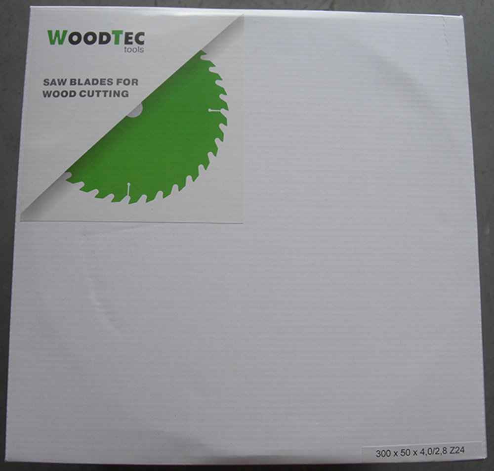 Пила дисковая Ø300 х 50 х 4,0/2,8 Z24 WZ WoodTec