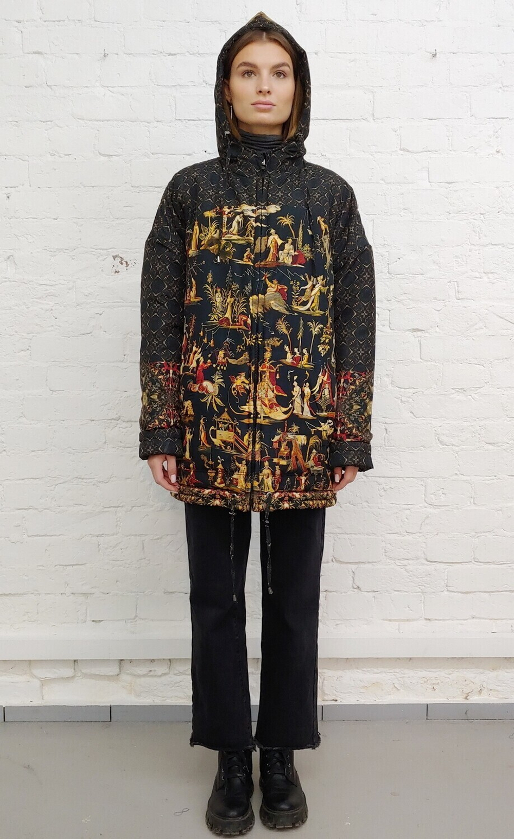 Двусторонняя куртка "Китайский гротеск", по мотивам шпалеры фламандского мастера Judocus de Vos