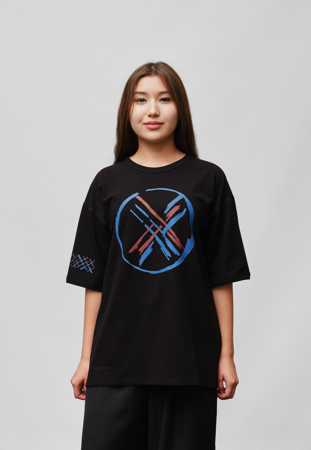 Футболка оверсайз SHANYRAQ BLACK