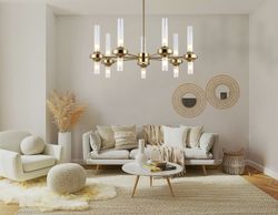 Ambrella Люстра со стеклянными плафонами на штанге Modern LH55360