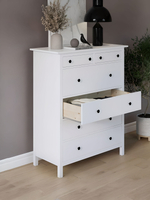 IKEA Комод HEMNES 2 ящика, 54*66*38, белый, КЫМОР (ХЕМНЕС ИКЕА)
