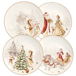 НАБОР ТАРЕЛОК ЗАКУСОЧНЫХ LEFARD "МОРОЗКО" 4 ШТ. 20,5 СМ (КОР=6НАБ.)