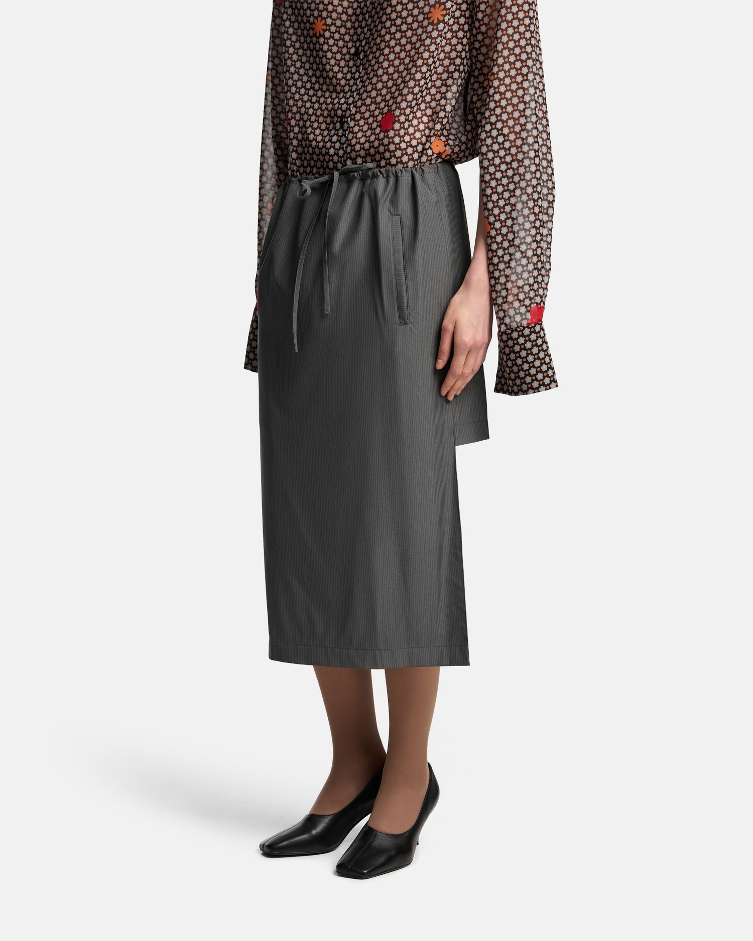 ЮБКА-ТОП ИЗ КОСТЮМНОЙ ТКАНИ