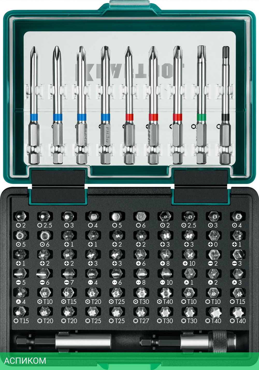 Набор бит Kraftool C-Drive 71 (26067-H71)