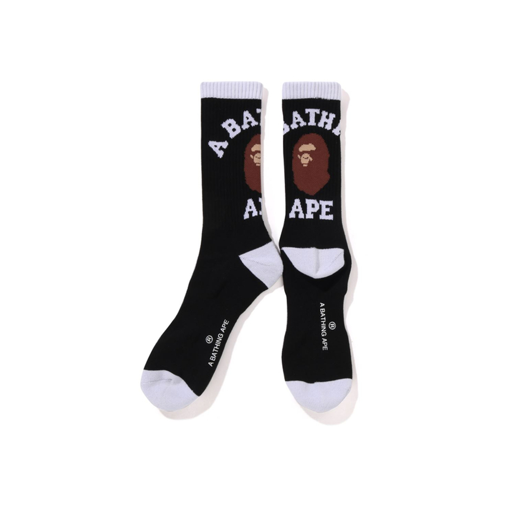 A Bathing Ape Bathing Ape Fw25 Crew Носки черный
