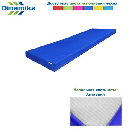 Мат гимнастический 2000х500х100 оксфорд-антислип (ппу)