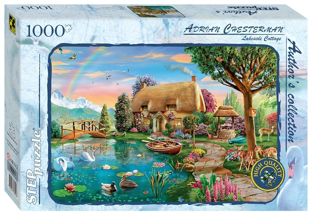 Пазл 1000эл. "Коттедж на берегу озера" Авторская коллекция (Степ пазл)