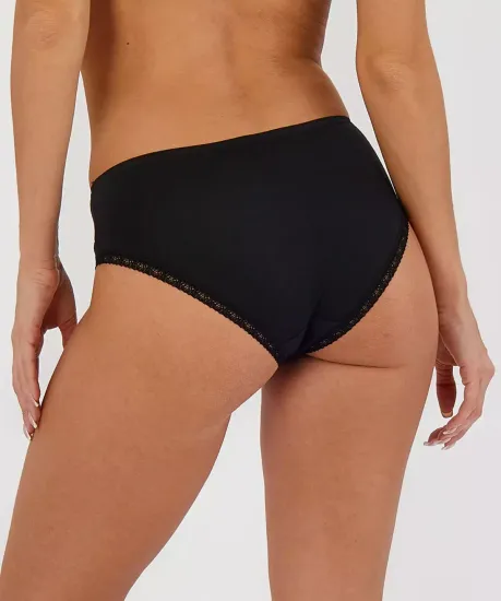 Трусы (2шт) женские хипстер Atlantic 2BLP-056, черный