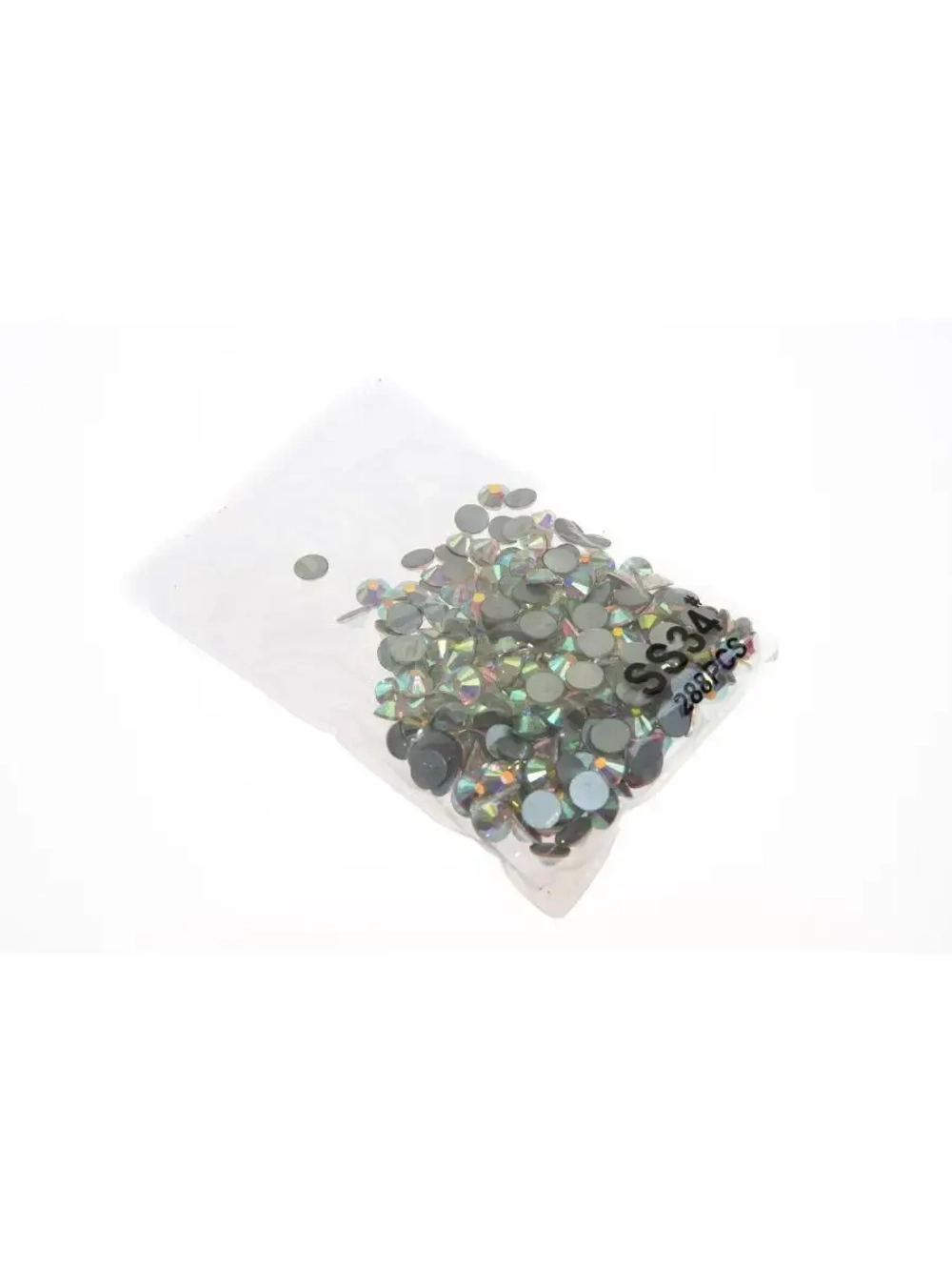 Стразы холодной фиксации стекло Crystal AB ss34