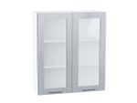 Шкаф верхний с 2-мя остекленными дверцами Валерия-М