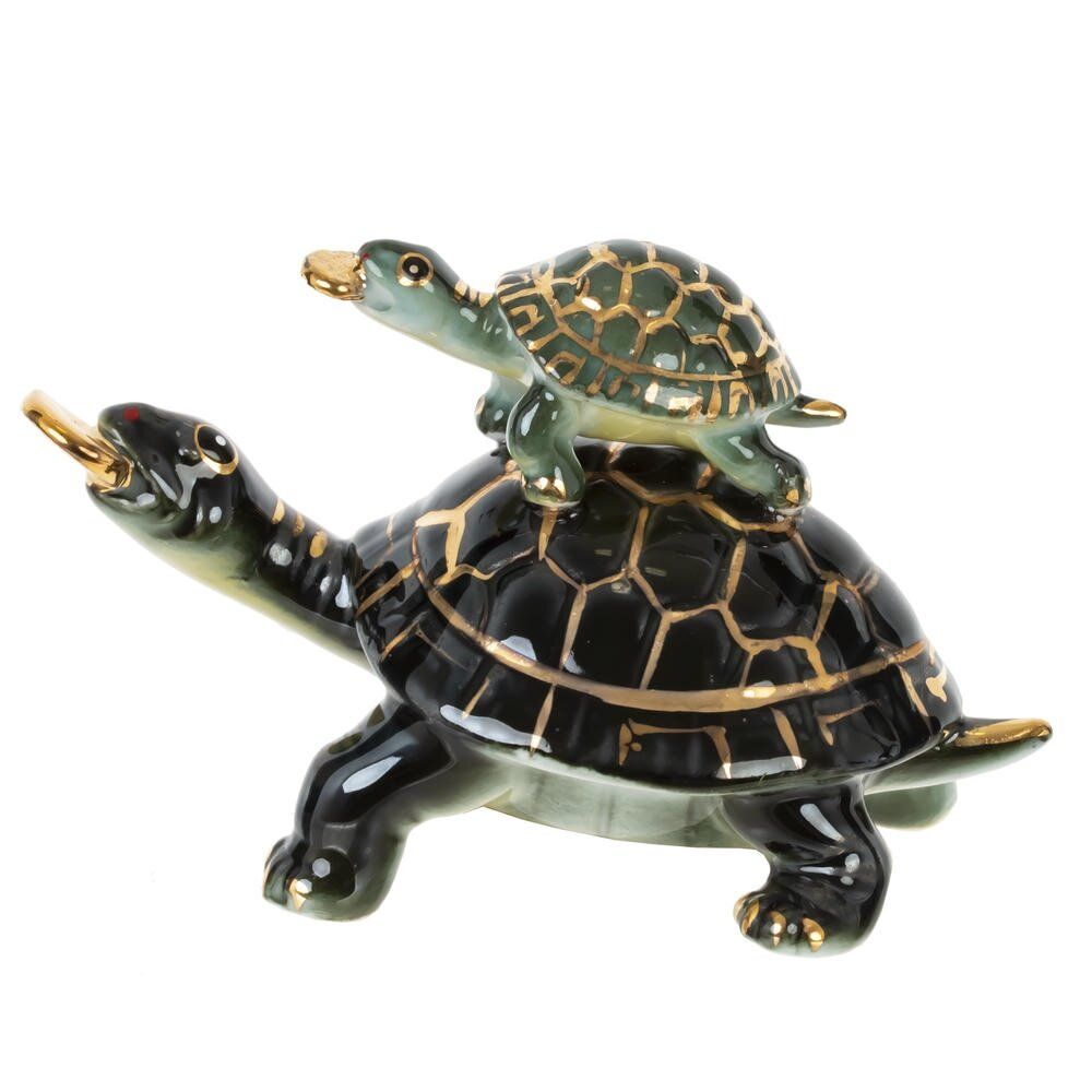 GAEM Фигурка декоративная "Черепахи", L9 W5 H5,5 см