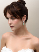 Серьги "Lollipops" Green Silver