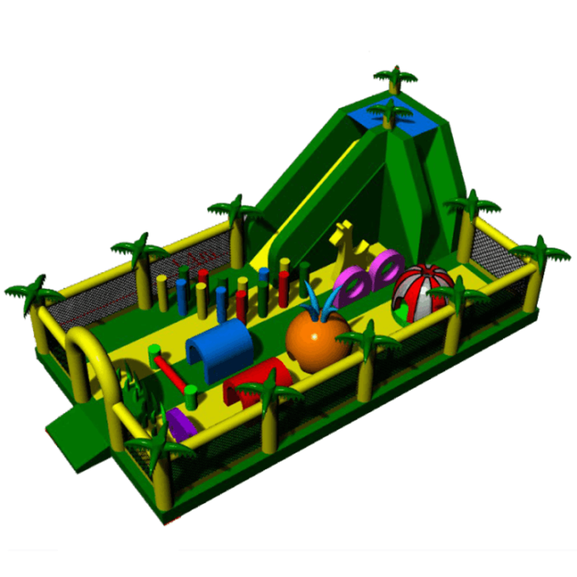 Как и где можно использовать надувные аттракционы?