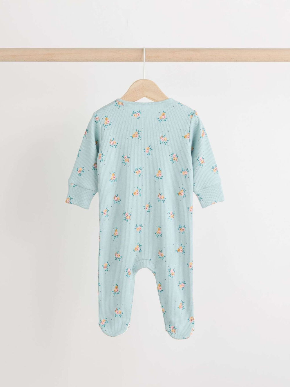 Комбинезон / Cлип для малышей Next N77-690, 3 шт., Голубой, Светло-желтый