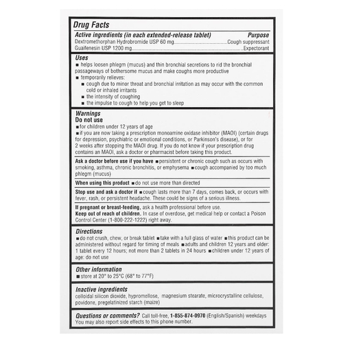 Contac, средство от кашля и отхаркивающее средство, максимальная сила действия, 21 таблетка с замедленным высвобождением