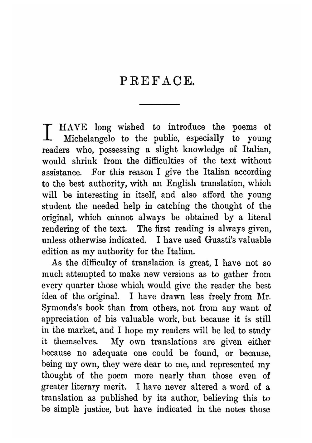 Selected poems from Michelangelo Buonarroti, with translations from various sources | Michelangelo Buonarroti