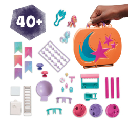 My Little Pony - Портативный набор Mini World Magic Creation Maretime Bay + фигурка Солнечного Старскаута / артикул   F3876 F5248  / GTIN 5010994109776