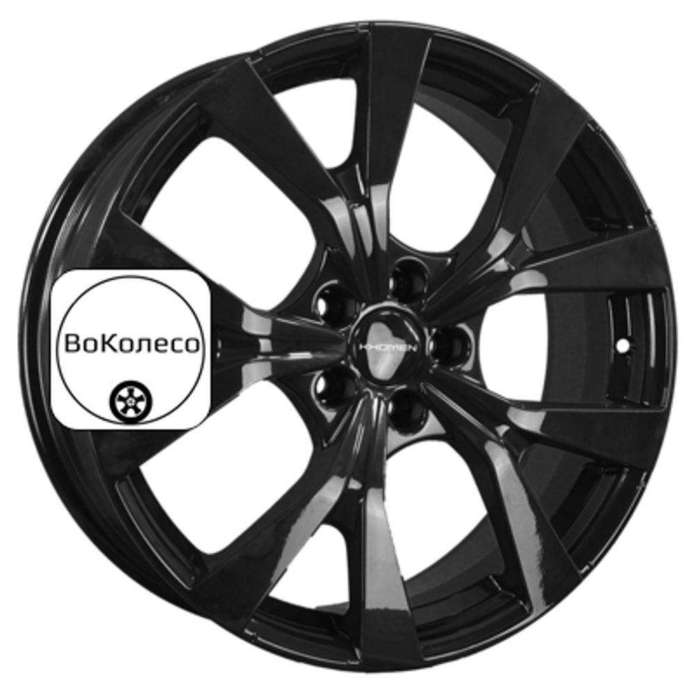 7x19/5x114,3 ET51 D67,1 KHW1906 (Tucson) Black Khomen Wheels