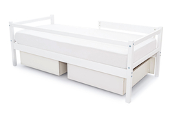 Детская кровать тахта Бельмарко Svogen белый лисята