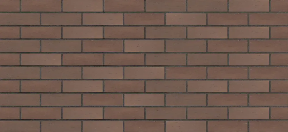 Terramatic, Koro Brown AK 2209, NF/240x71x14 - Клинкерная плитка для фасада и внутренней отделки
