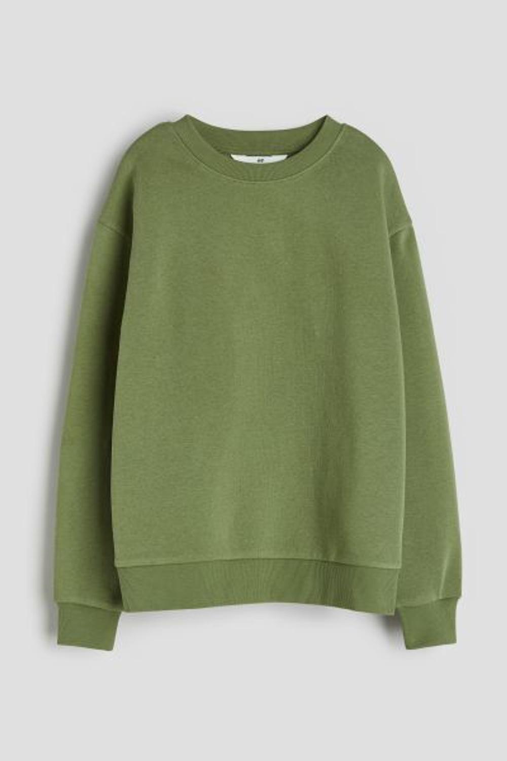 H&M Базовая однотонная толстовка, хаки