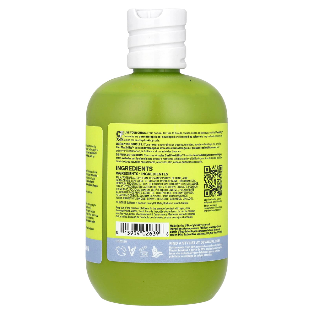 DevaCurl, Low-Poo® Original, очищающее средство с мягкой пеной, для сухих, средних и жестких локонов, 355 мл (12 жидк. Унций)