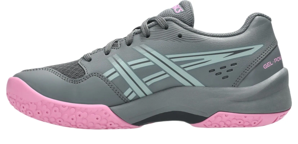 Детские Кроссовки теннисные  Asics Gel-Powerbreak GS - steel grey/ocean haze