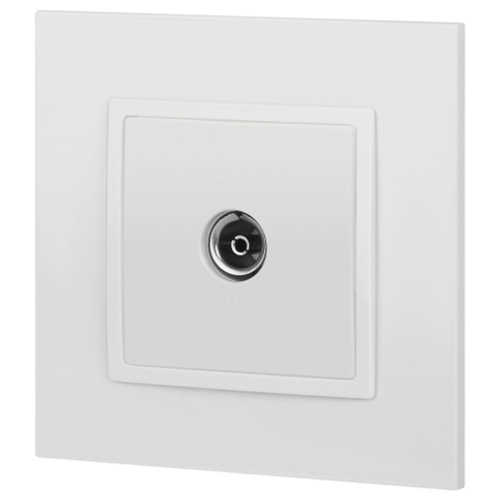 Розетка ЭРА Elegance 14-3101-01 TV одиночная IP20 белый | Эра Elegance