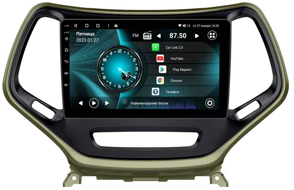 Магнитола для Jeep Cherokee 2014+ - Vaycar VA25-0608 на Android 13, 8-ядер, 2Гб-32Гб, 4G SIM-слот