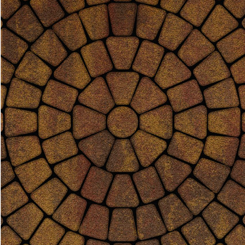 ТРОТУАРНАЯ ПЛИТКА КЛАССИКО - Б.2.КО.6 ЛИСТОПАД ГЛАДКИЙ ОСЕНЬ, КОМПЛЕКТ ИЗ 3 ВИДОВ ПЛИТ