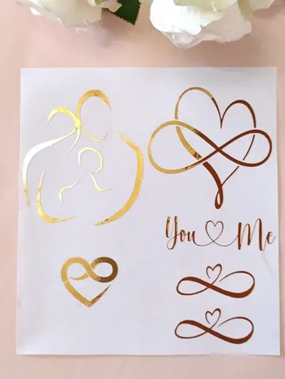 Наклейки свадебные комплект