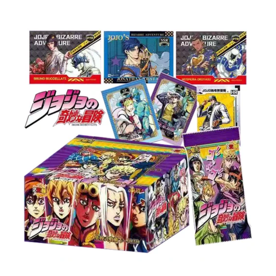 Коллекционные карточки ДжоДжо №2 (3 карточки в бустере)