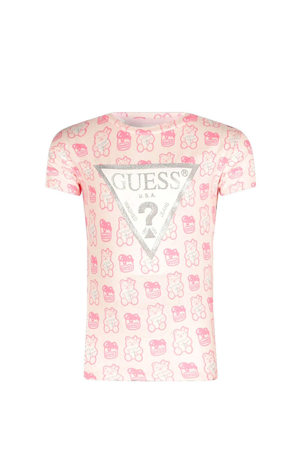 футболка Guess - розовый(H1YT00 K6YW1)
