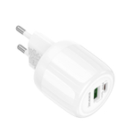 Сетевой адаптер питания BOROFONE BA93A PD 20W QC 3.0 (белый)